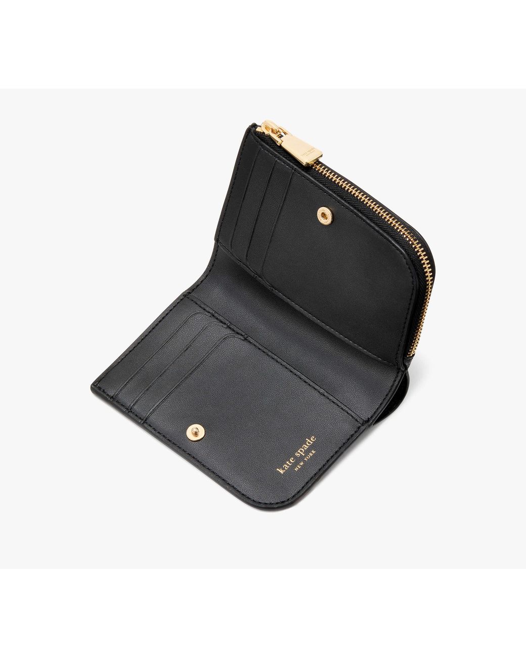 Kate Spade Black Kate Spade Devin Small Compact Wallet