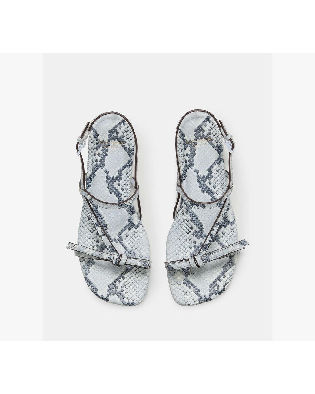 Kate Spade White Loop Flat Sandal