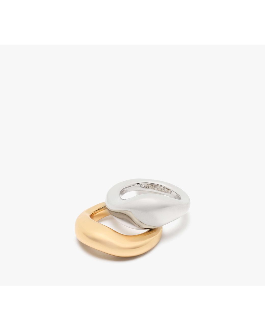 Kate Spade Metallic Kate Spade Molten Stacking Rings