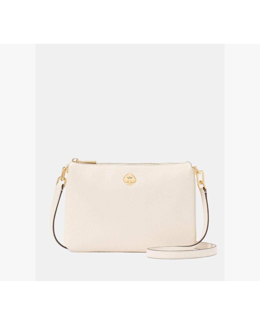 Kate Spade Natural Kate Spade Kayla Triple Crossbody Bag