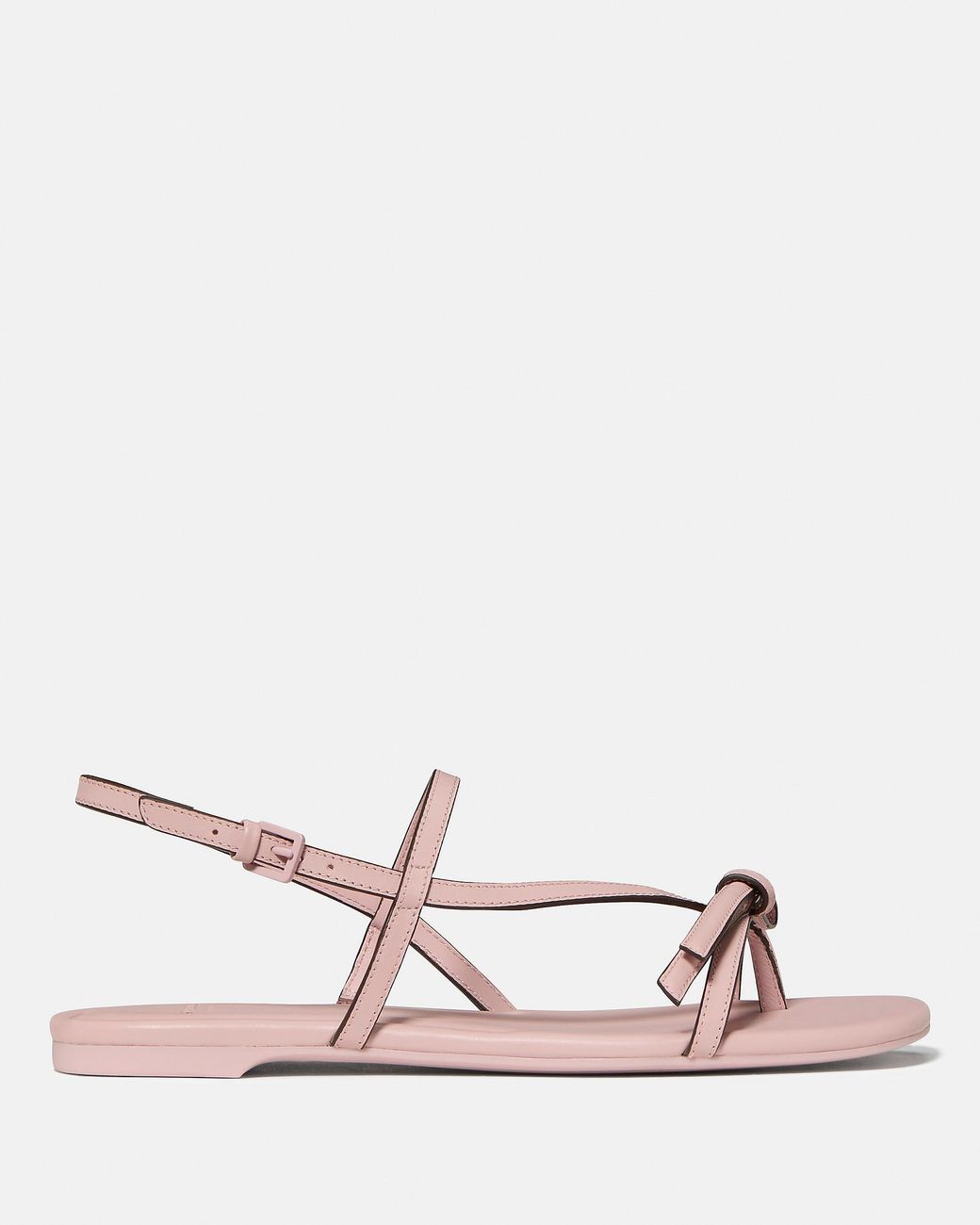 Kate Spade White Loop Flat Sandal