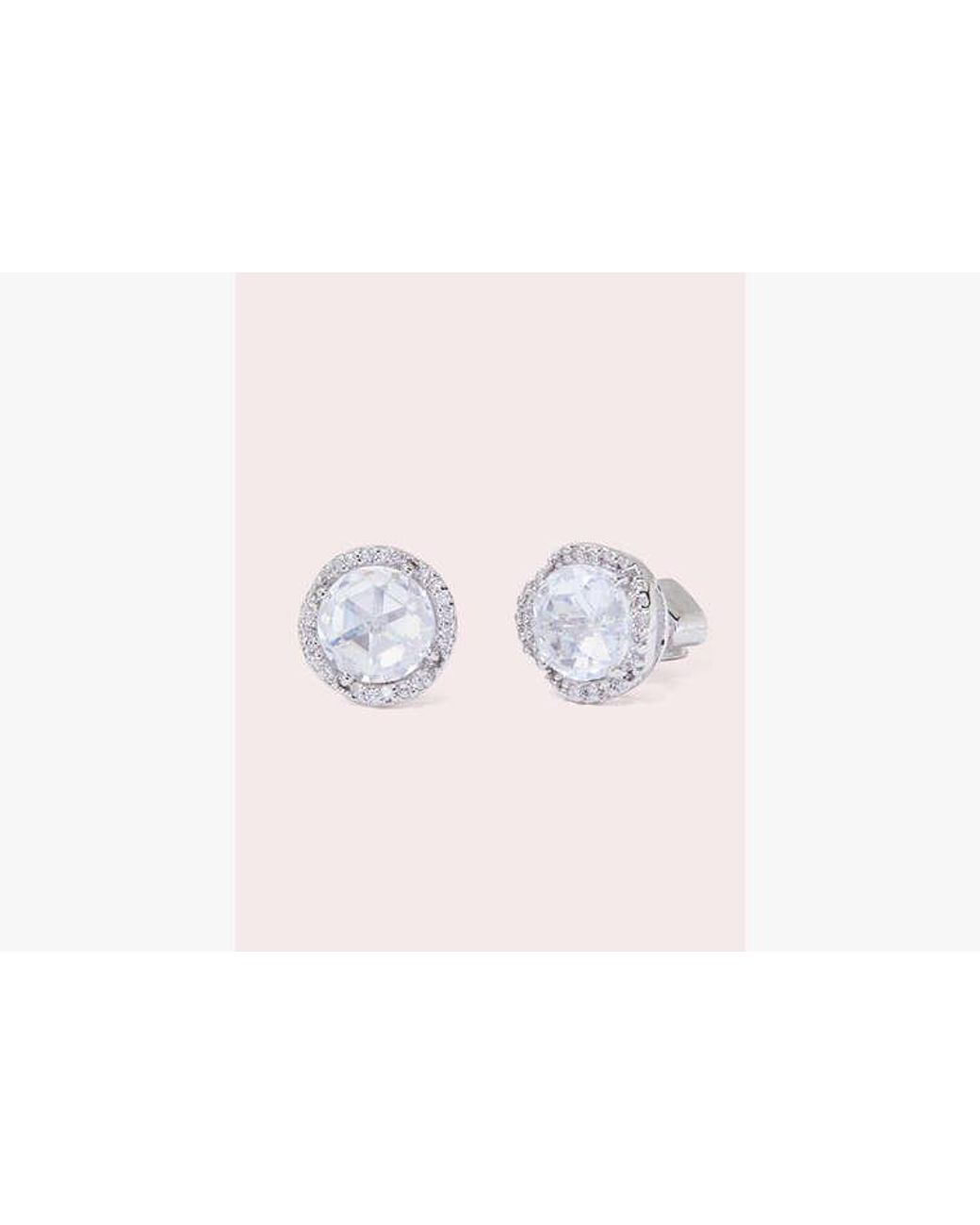 Kate Spade Pink Kate Spade That Sparkle Pavé Round Large Stud Earring