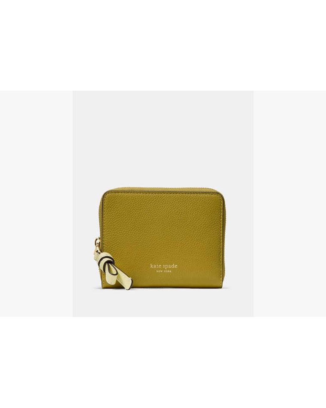 Kate Spade Green Loop Zip Around Wallet