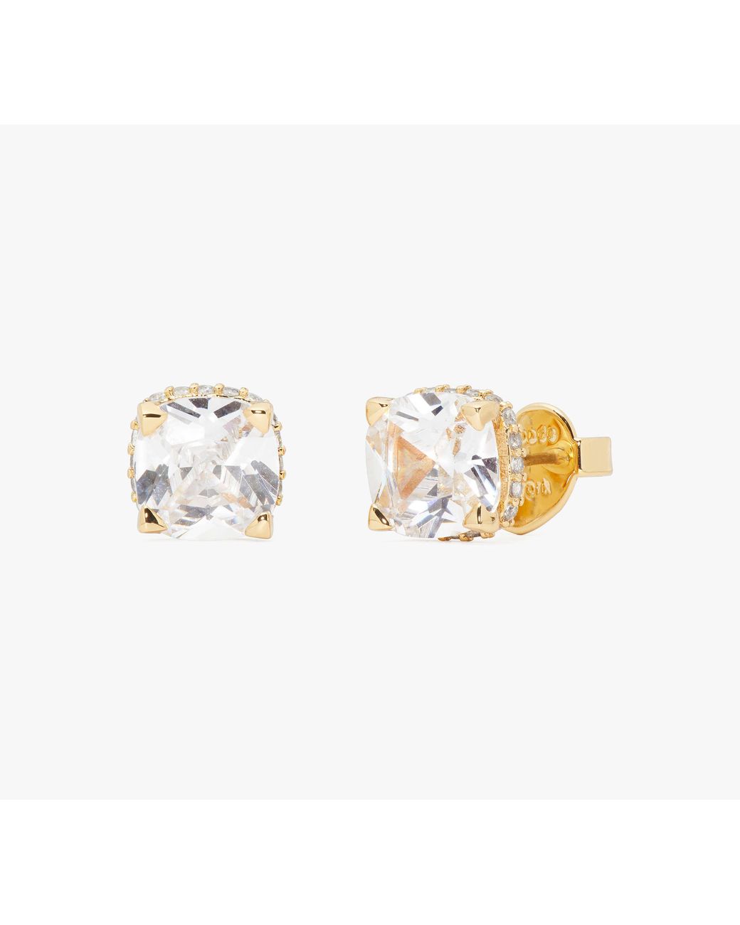 Kate Spade Metallic Little Luxuries 8mm Square Studs