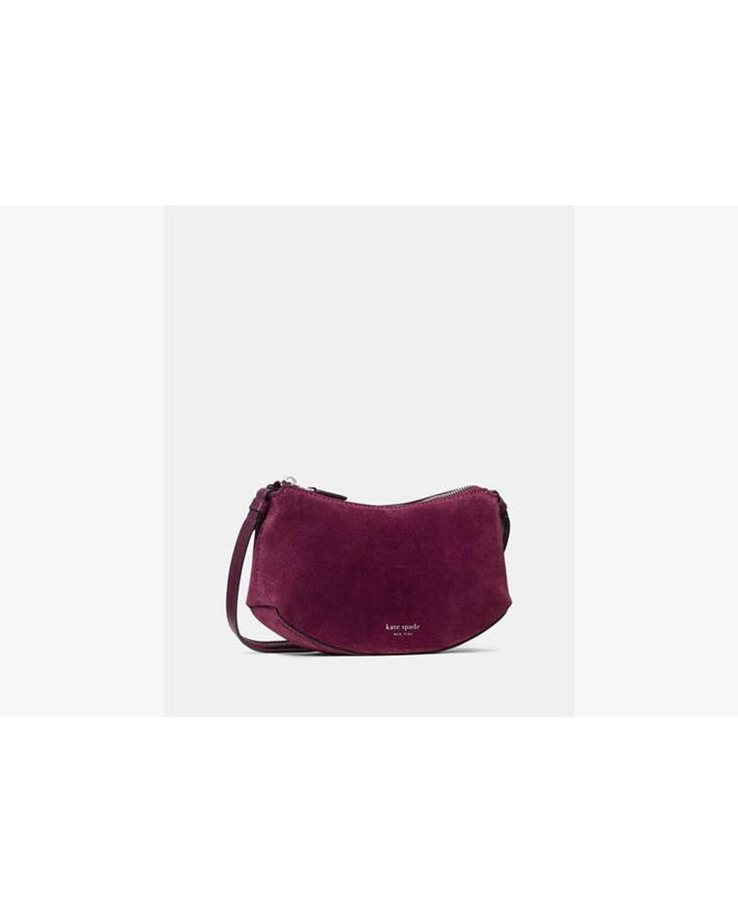 Kate Spade Purple Loop Suede Crossbody