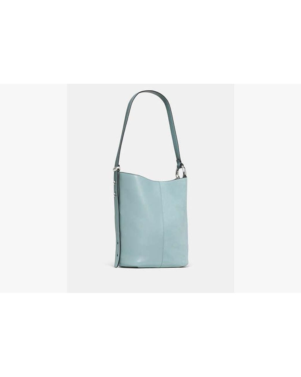 Kate Spade Blue Halo Suede Bucket Bag