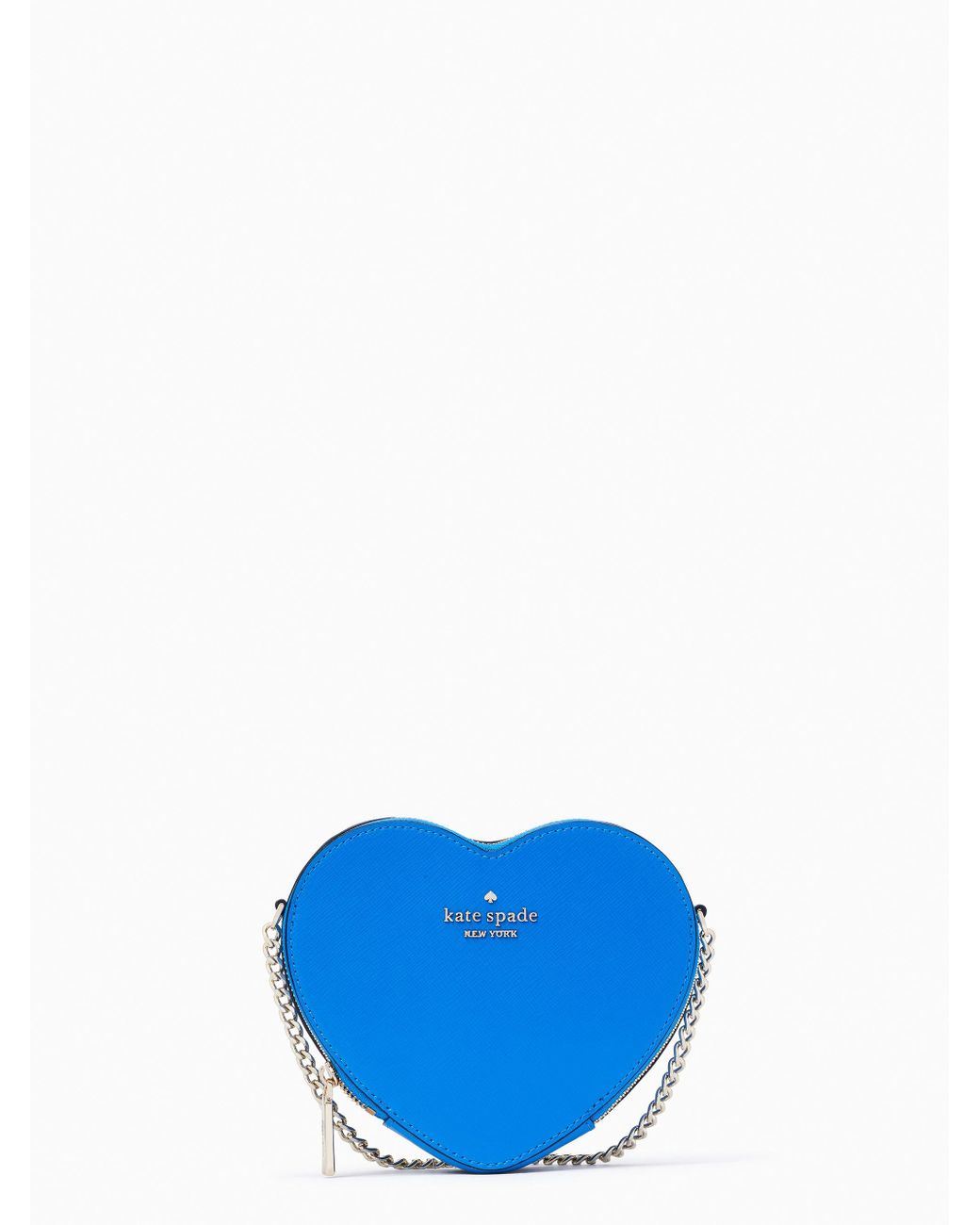 Kate Spade Love Shack Mini Heart Crossbody Bag in Blue Lyst