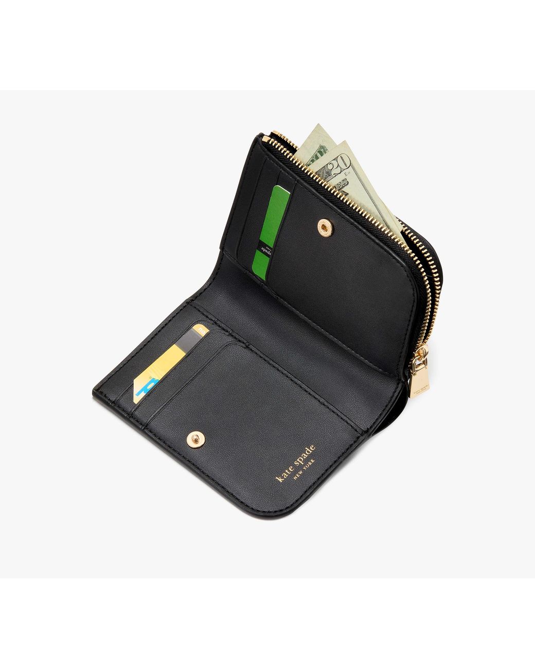 Kate Spade Black Kate Spade Devin Small Compact Wallet