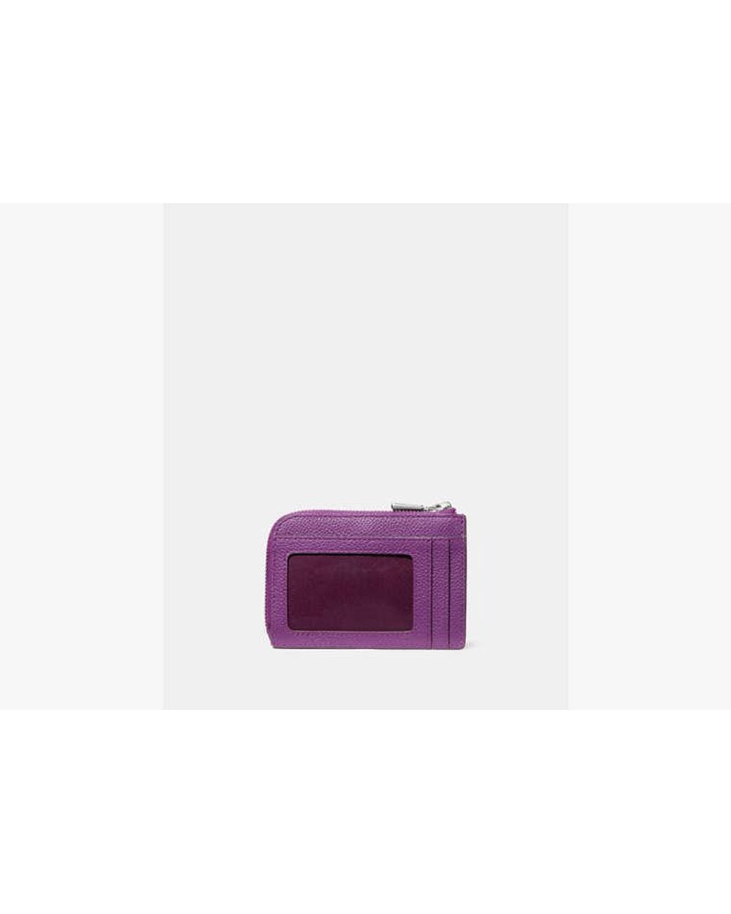 Kate Spade Purple Mini Zip Card Case