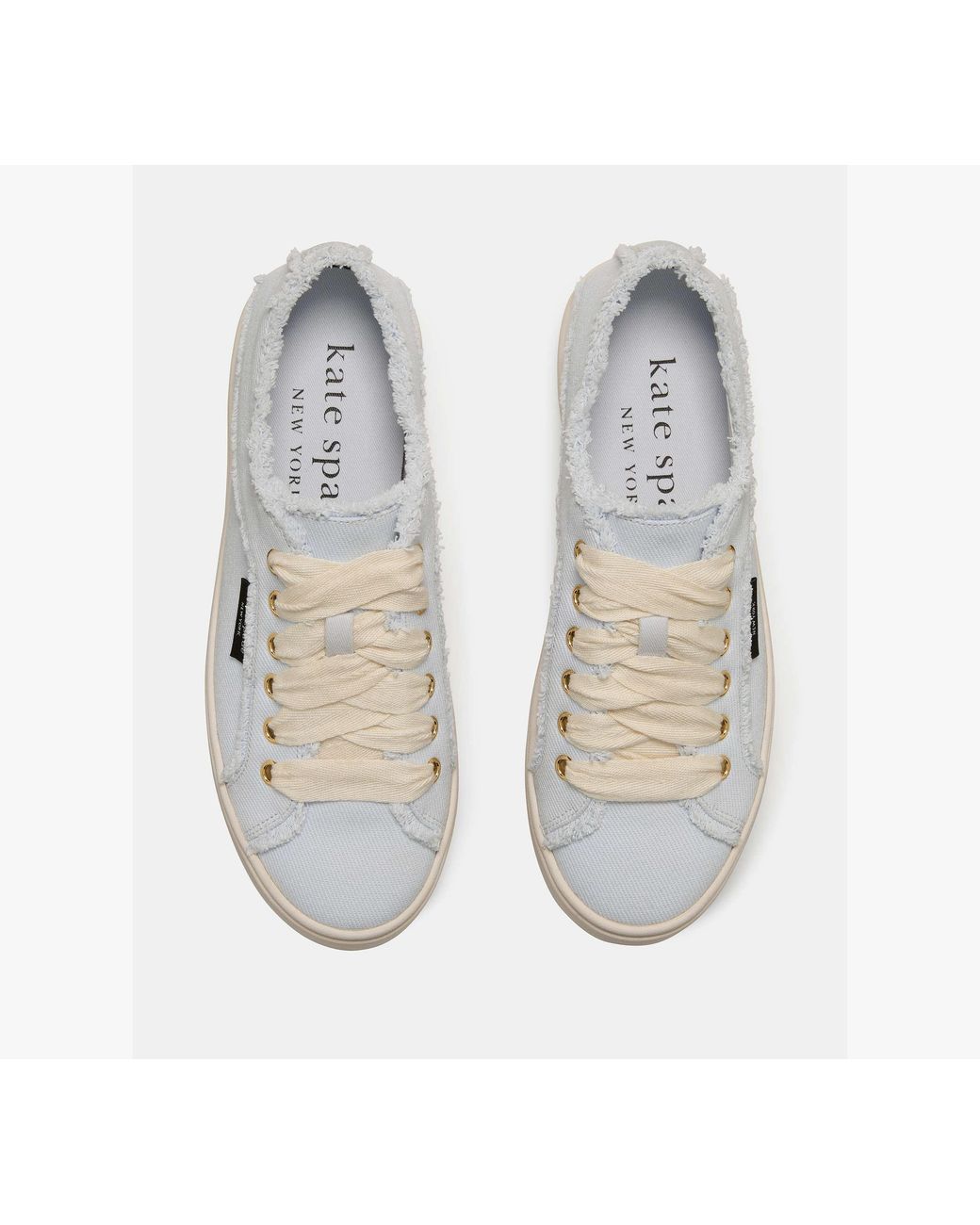 Kate Spade White Sam Icon Platform Sneaker