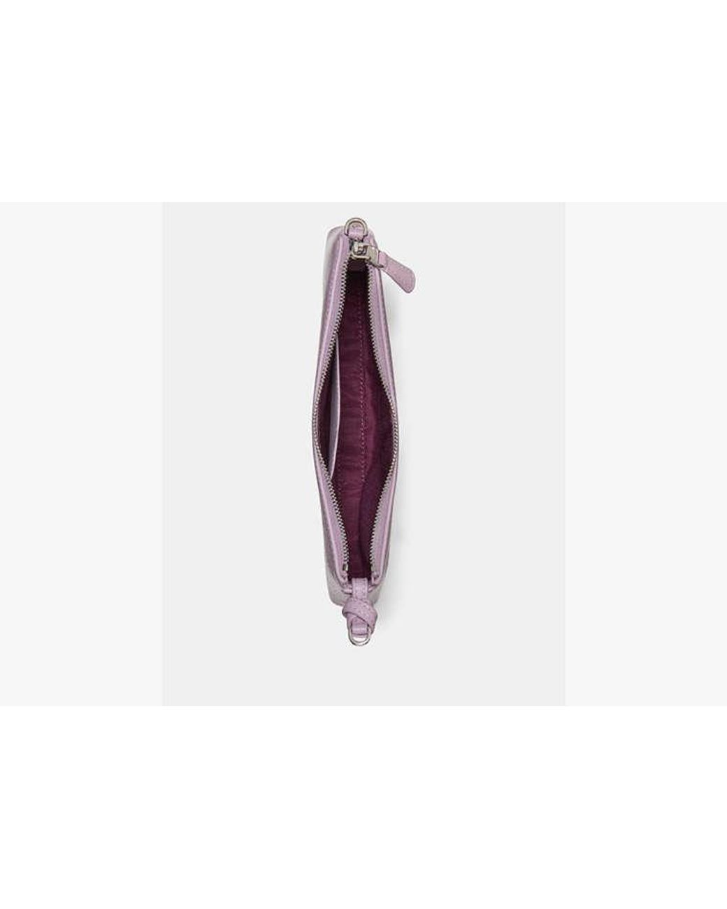 Kate Spade Purple Kate Spade Loop Glazed Pochette Bag