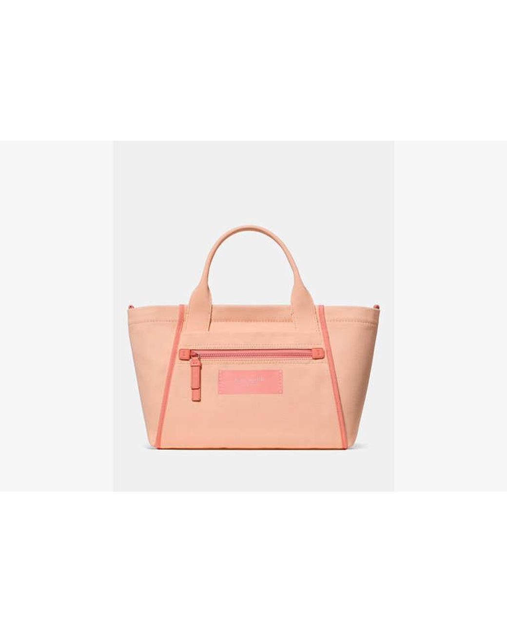 Kate Spade Pink Dash Canvas Tote Bag