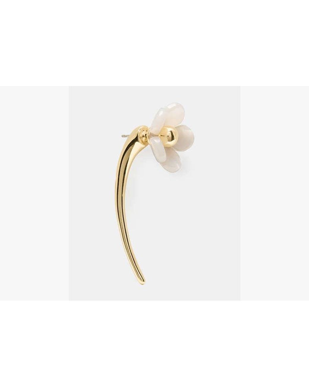 Kate Spade White Summer Daze Flower Statement Earrings
