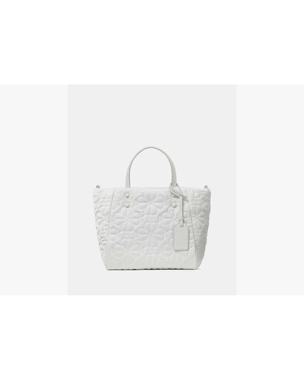 Kate Spade White Kate Spade Tilly Quilted Small Tote Bag