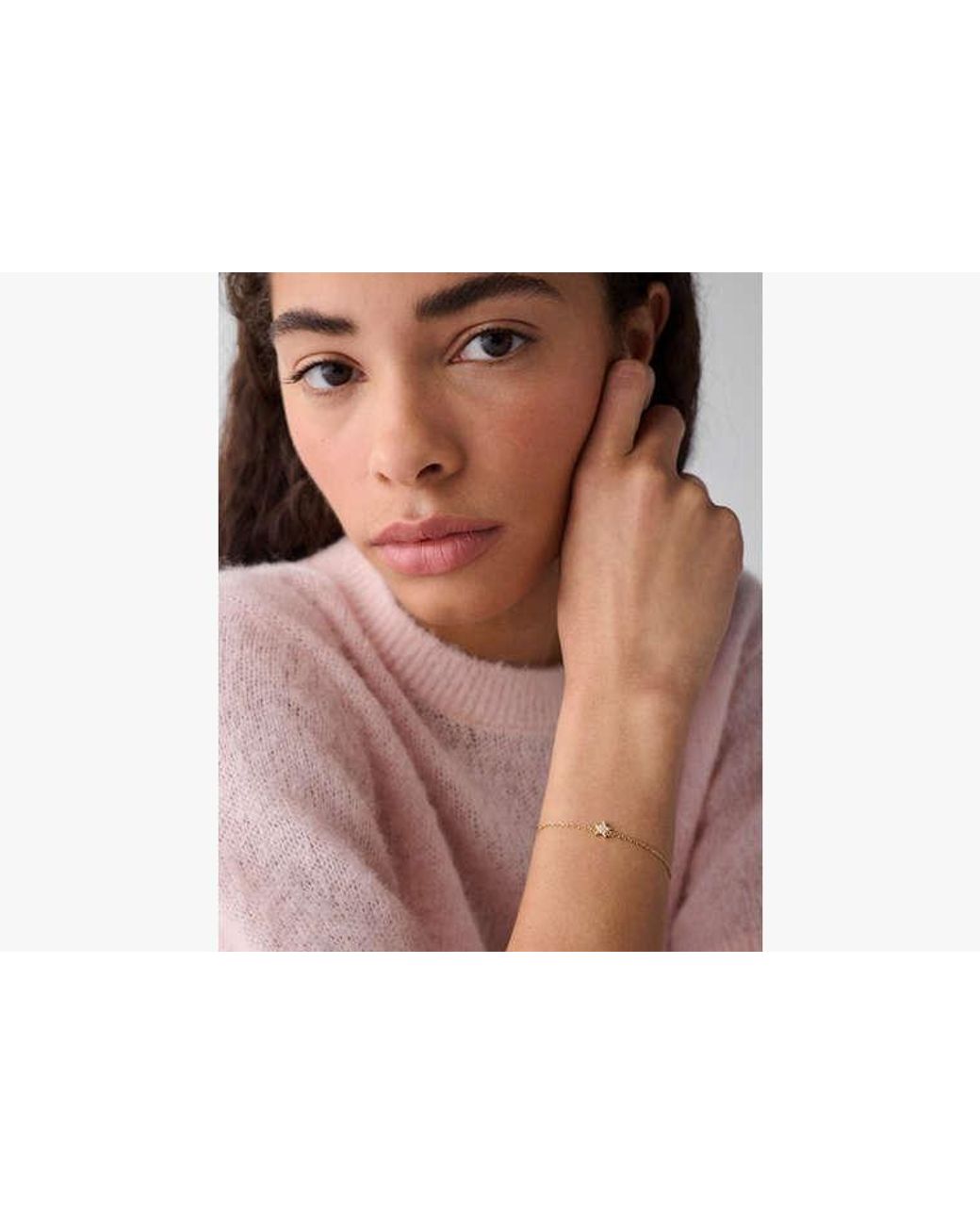 Kate Spade White Kate Spade You'Re A Gem Pave Mini Star Bracelet