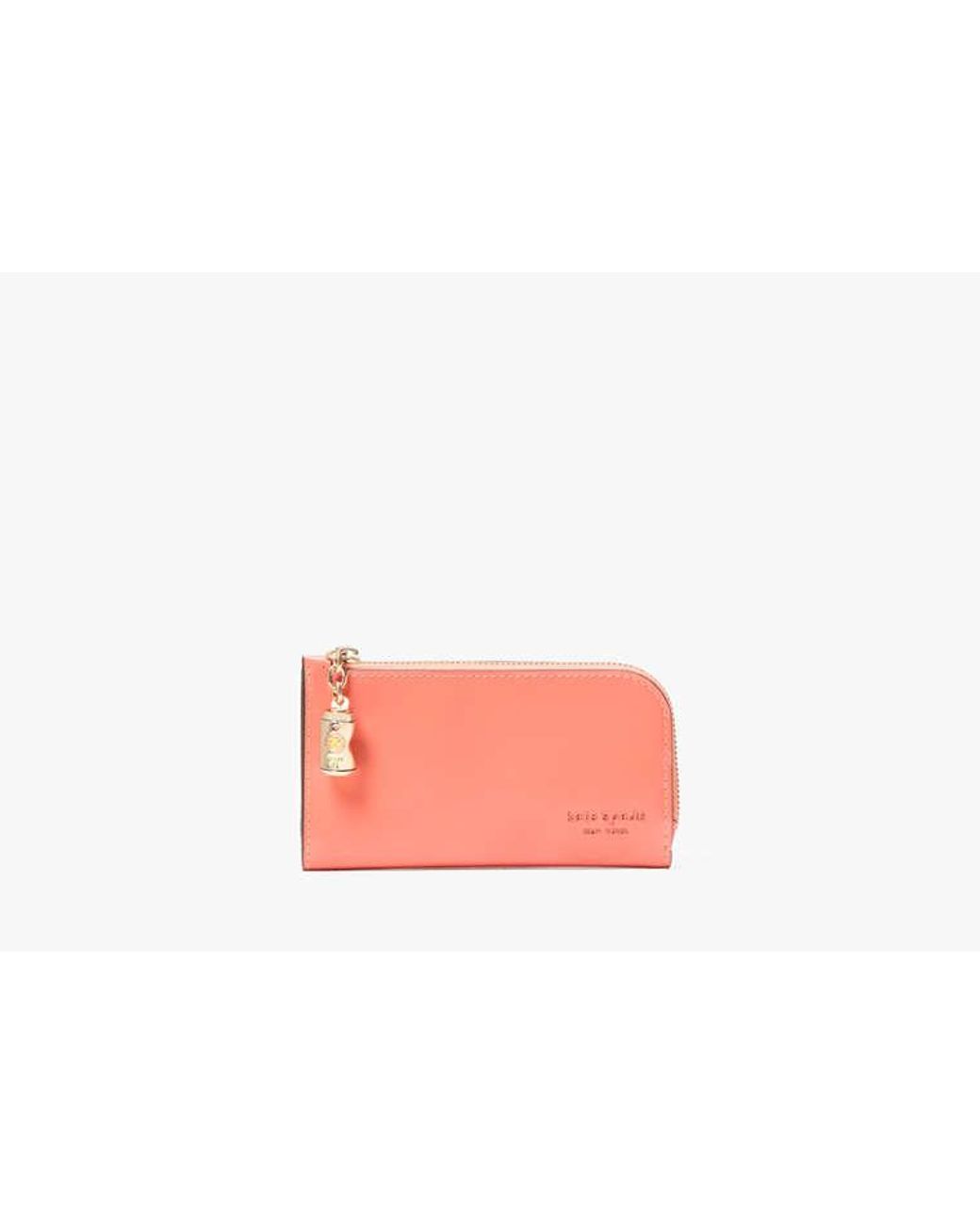 Kate Spade Pink Devin Patent Small Bifold Wallet