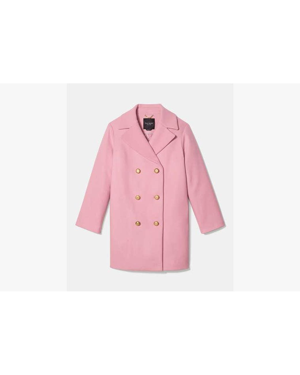 Kate Spade Pink Double Breasted Coat