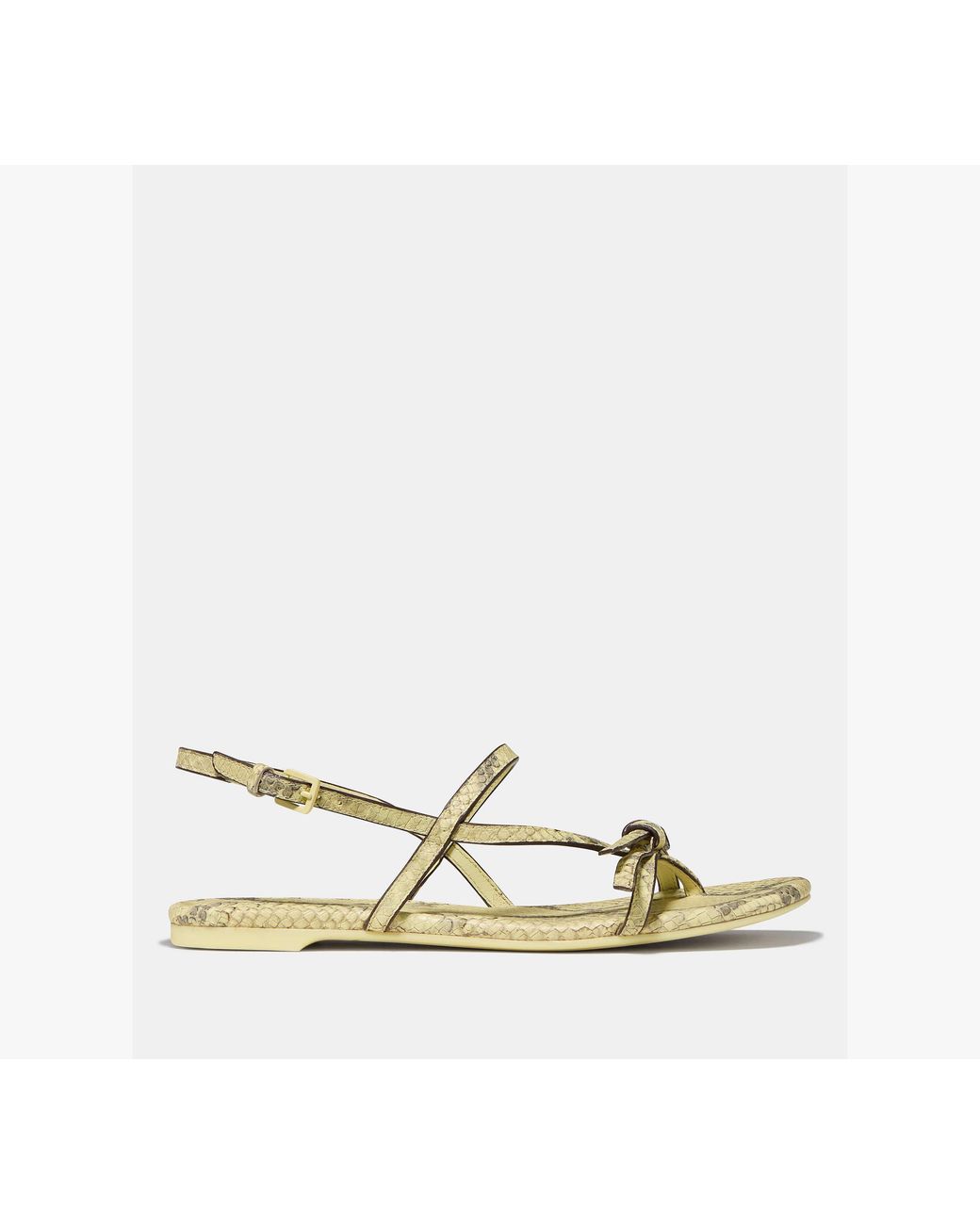 Kate Spade Metallic Kate Spade Loop Flat Sandal