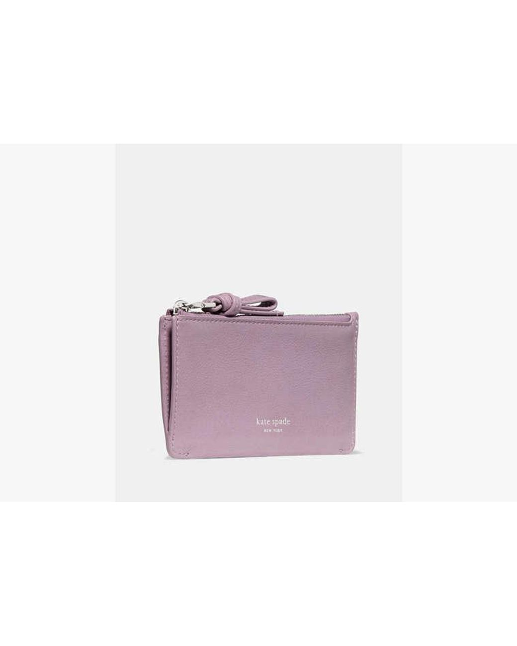 Kate Spade Purple Kate Spade Loop East West Zip Card Case