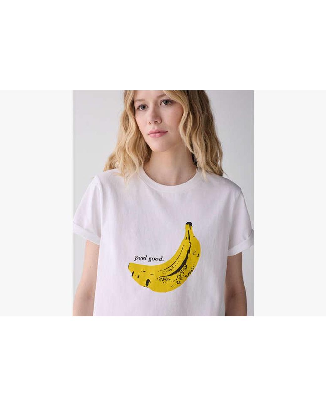 Kate Spade White Kate Spade Peel Good Banana T-Shirt