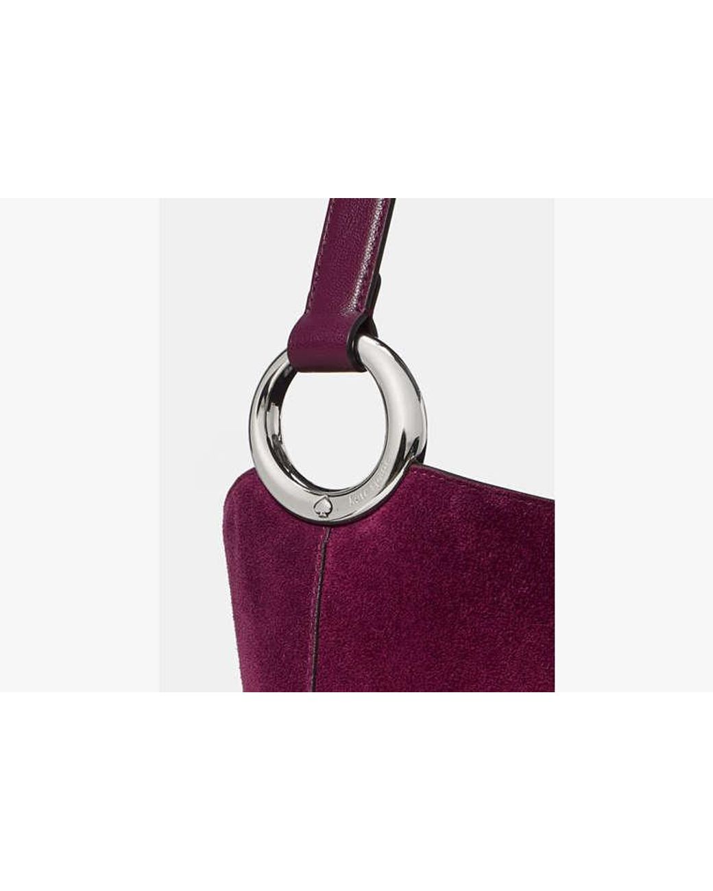 Kate Spade Purple Halo Suede Bucket Bag