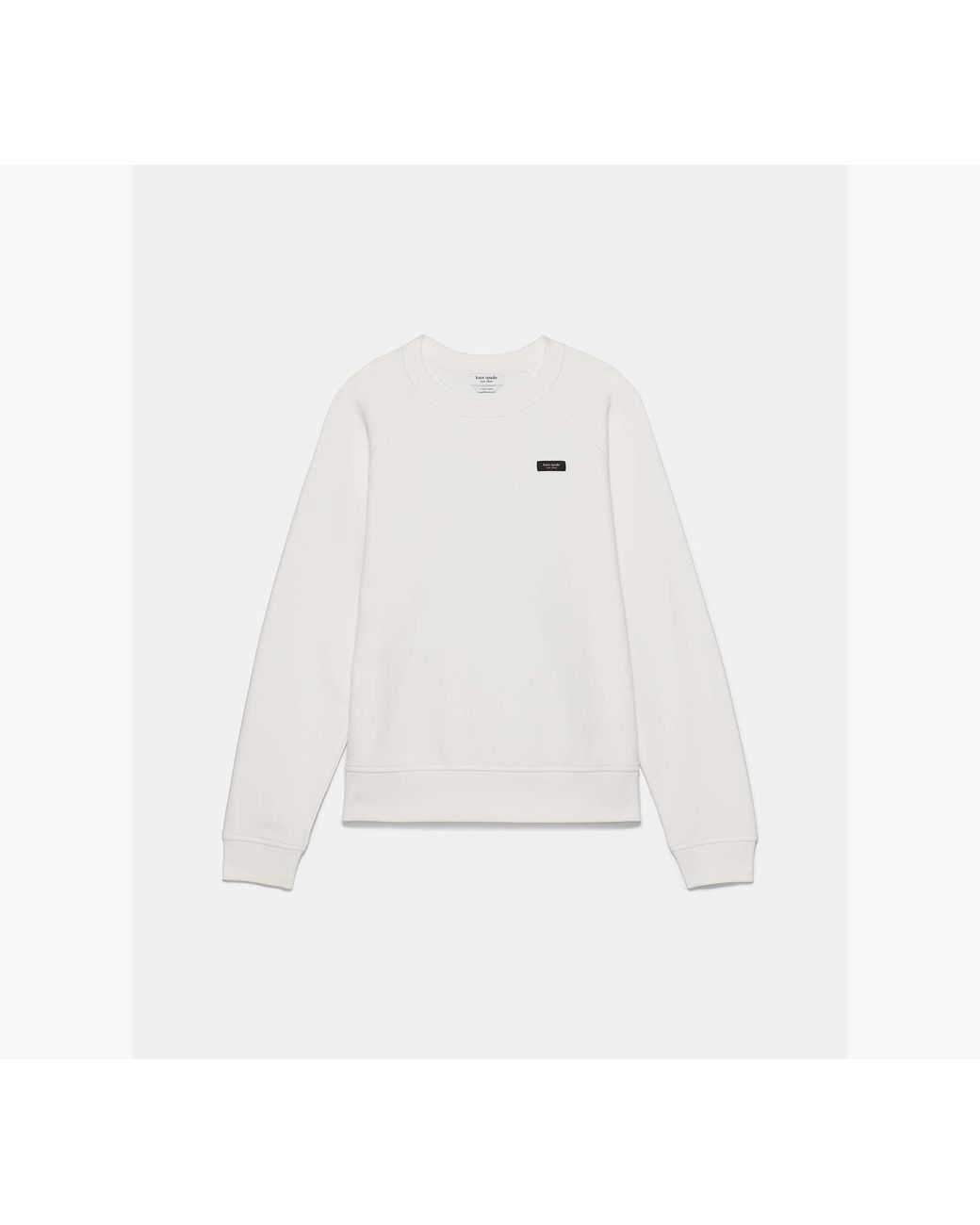 Kate Spade White Essential Logo Sweatshirt