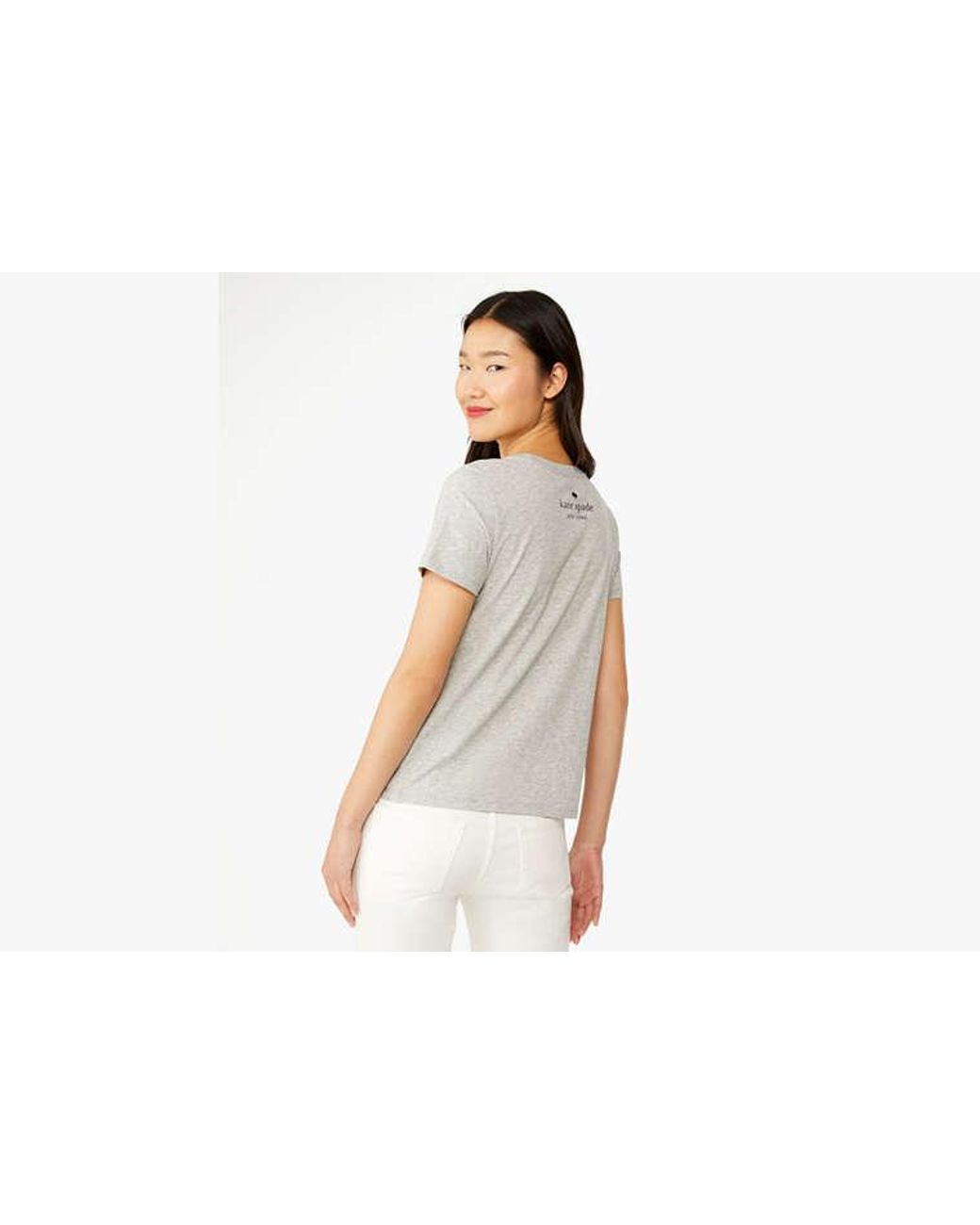Kate Spade White Sweethearts Minnie Tee