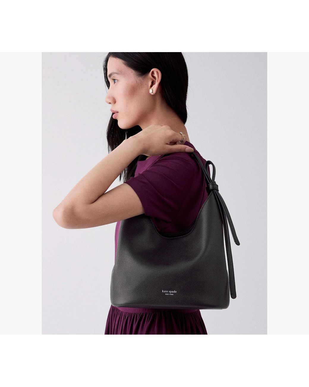 Kate Spade Black Loop Carryall Bag