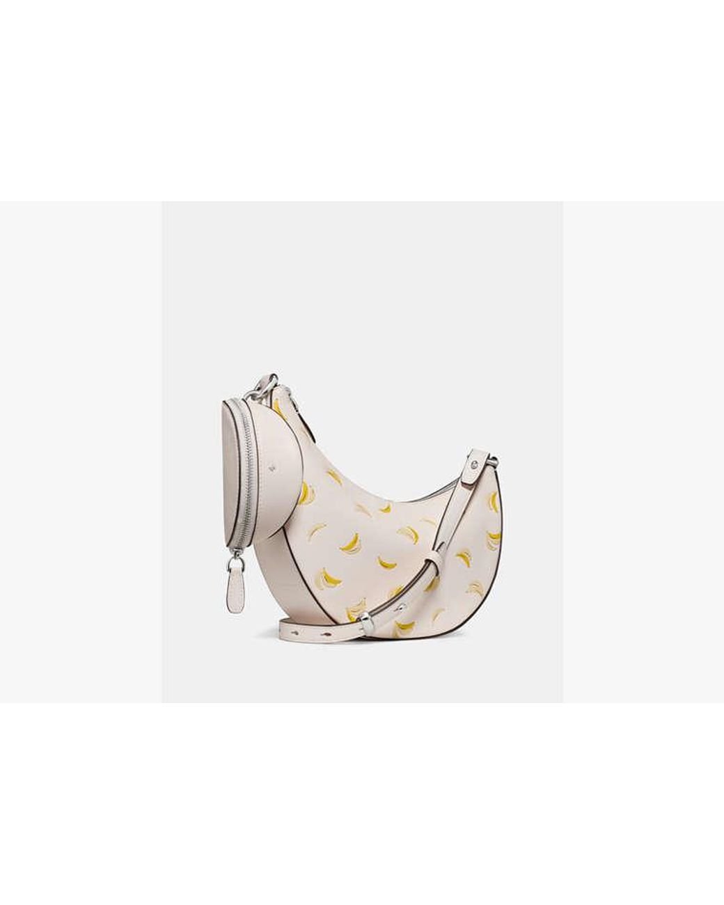 Kate Spade White Duo Banana Crossbody Bag