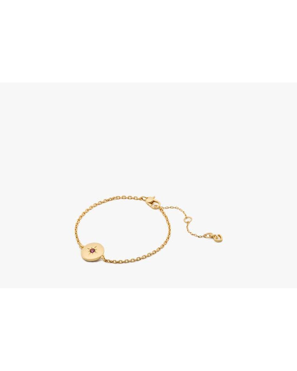 Kate Spade Metallic Kate Spade The Color Spark Collection Peace Medallion Bracelet