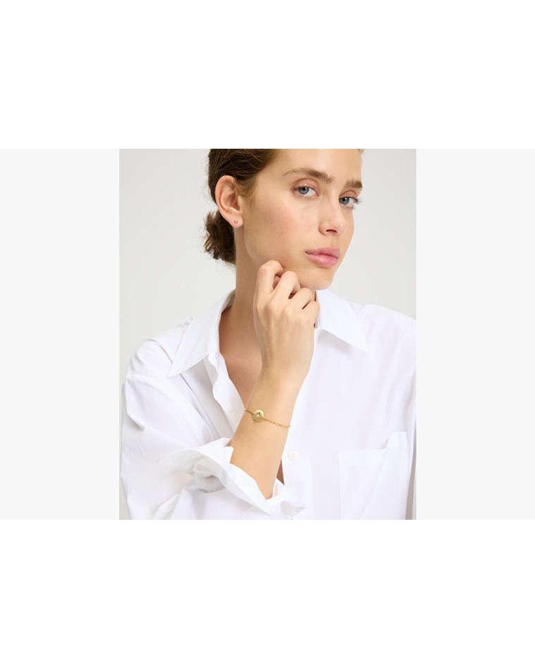 Kate Spade Metallic Kate Spade The Color Spark Collection Clear Inspire Medallion Bracelet