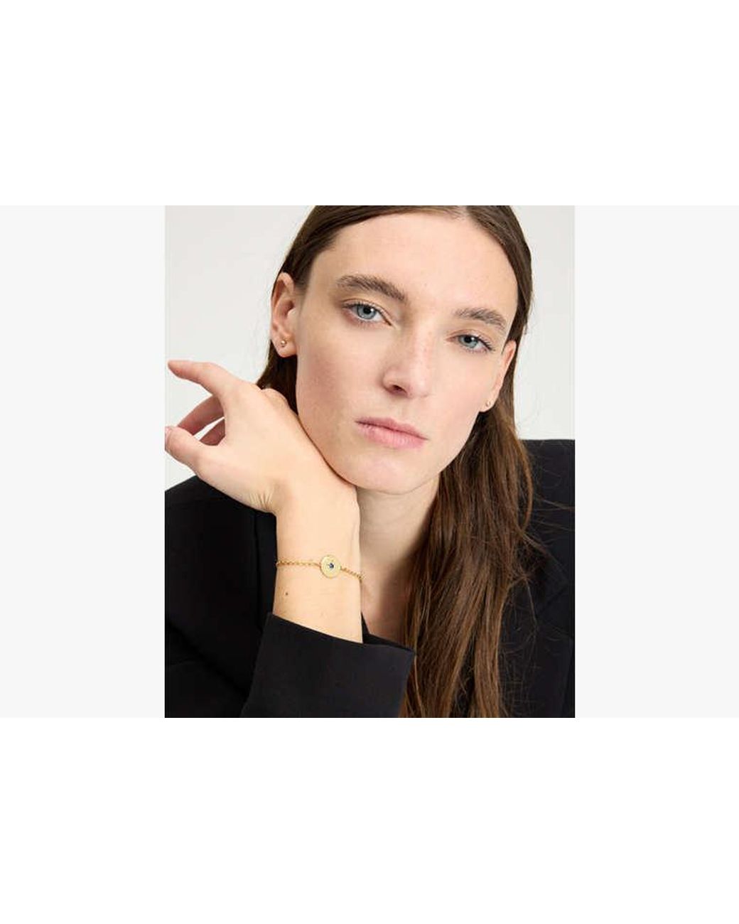 Kate Spade Metallic Kate Spade The Color Spark Collection Fearless Medallion Bracelet