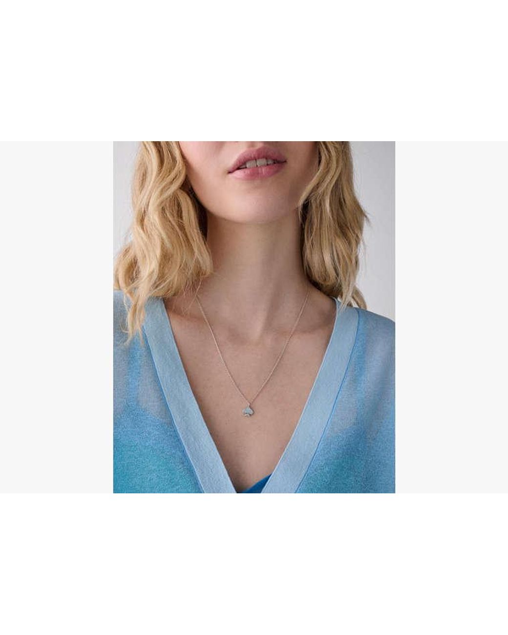 Kate Spade White Kate Spade Everyday Spade Pave Mini Pendant