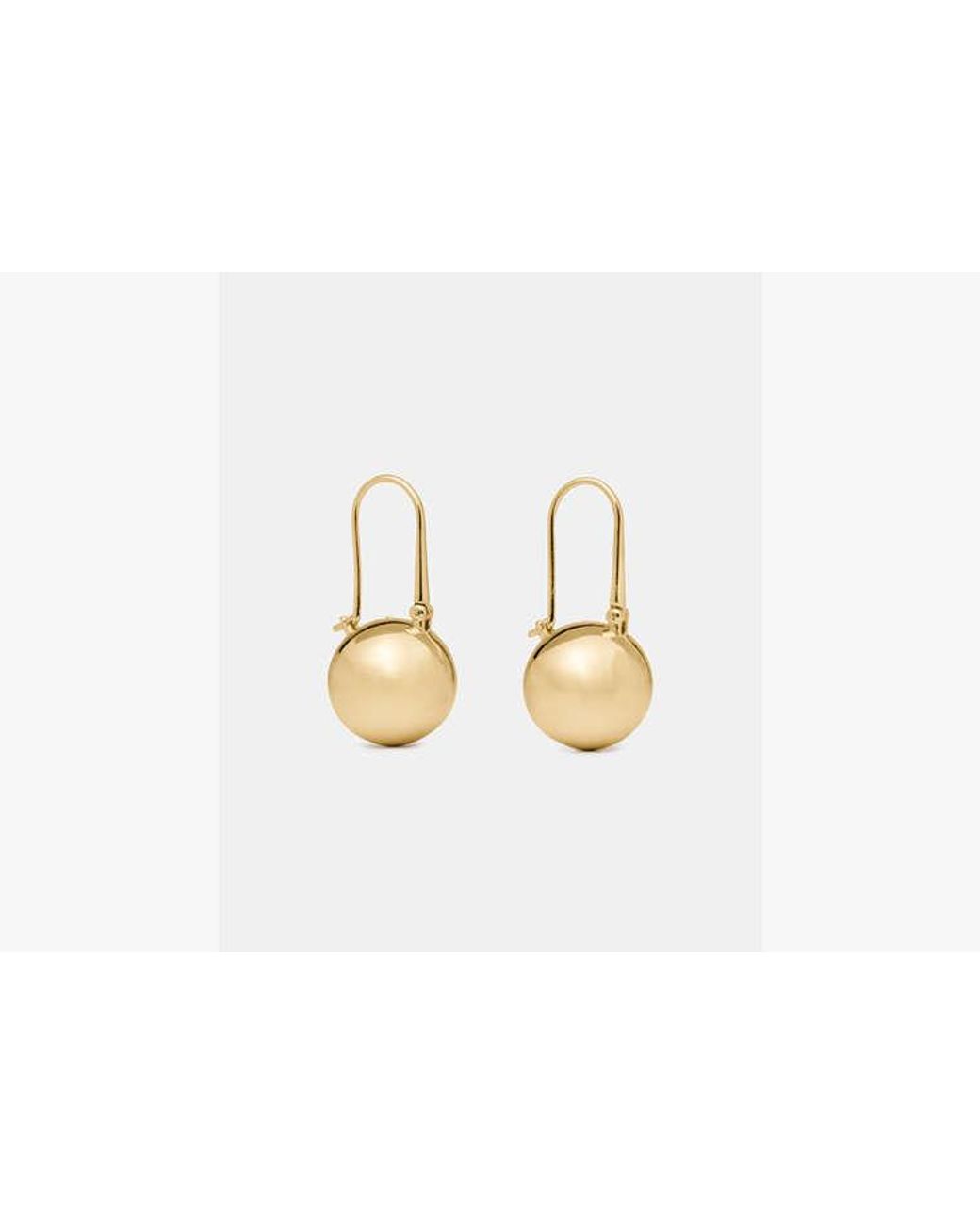Kate Spade Metallic Dot Drop Huggies