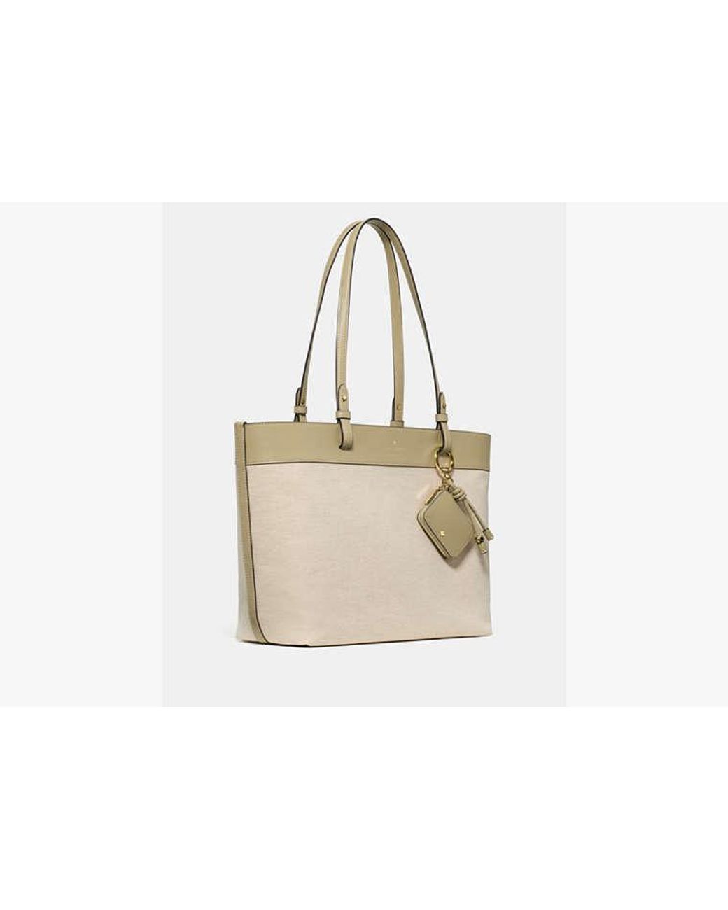 Kate Spade Natural Kate Spade Tessa Tote Bag With Charm