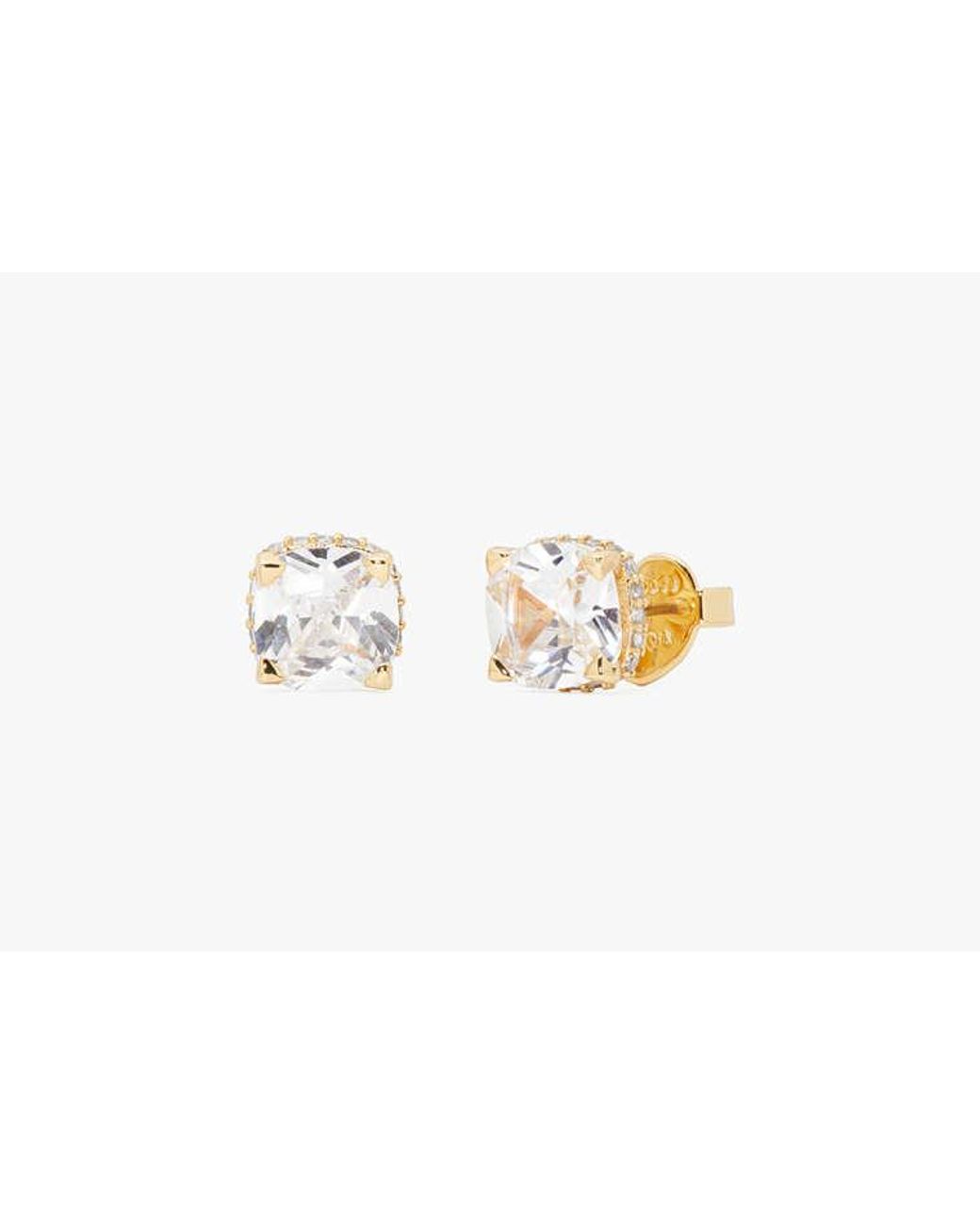Kate Spade Metallic Little Luxuries 8mm Square Studs