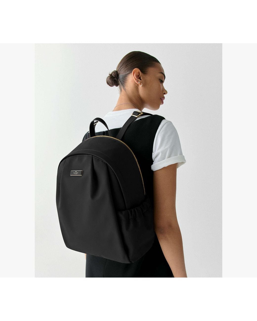 Kate Spade Black Kate Spade Carter Nylon Large Backpack