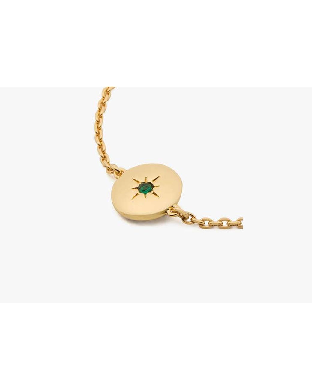Kate Spade Metallic Kate Spade The Color Spark Collection Joy Medallion Bracelet