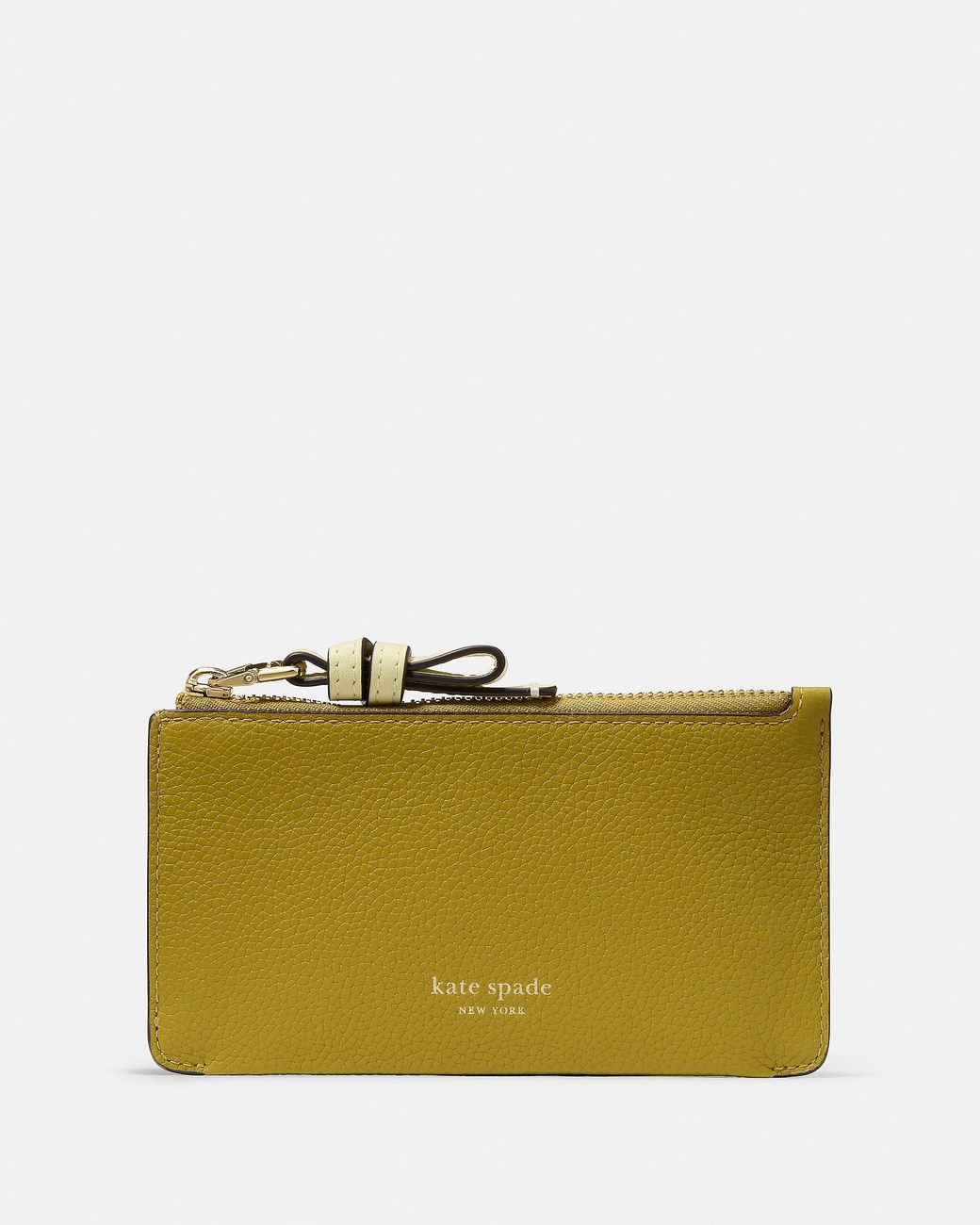Kate Spade Outlet Yellow Loop Zip Card Case