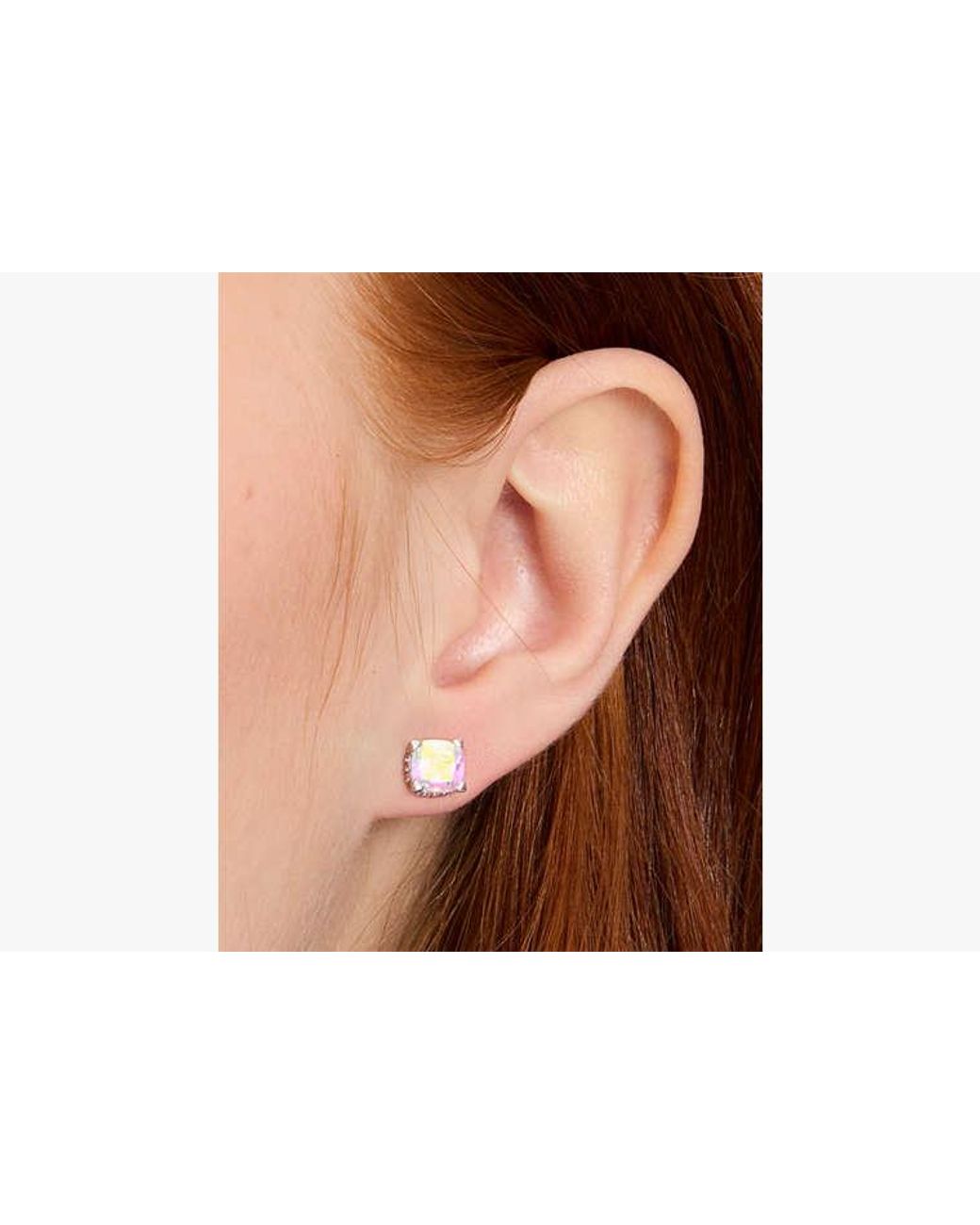 Kate Spade Multicolor Little Luxuries 6mm Square Studs