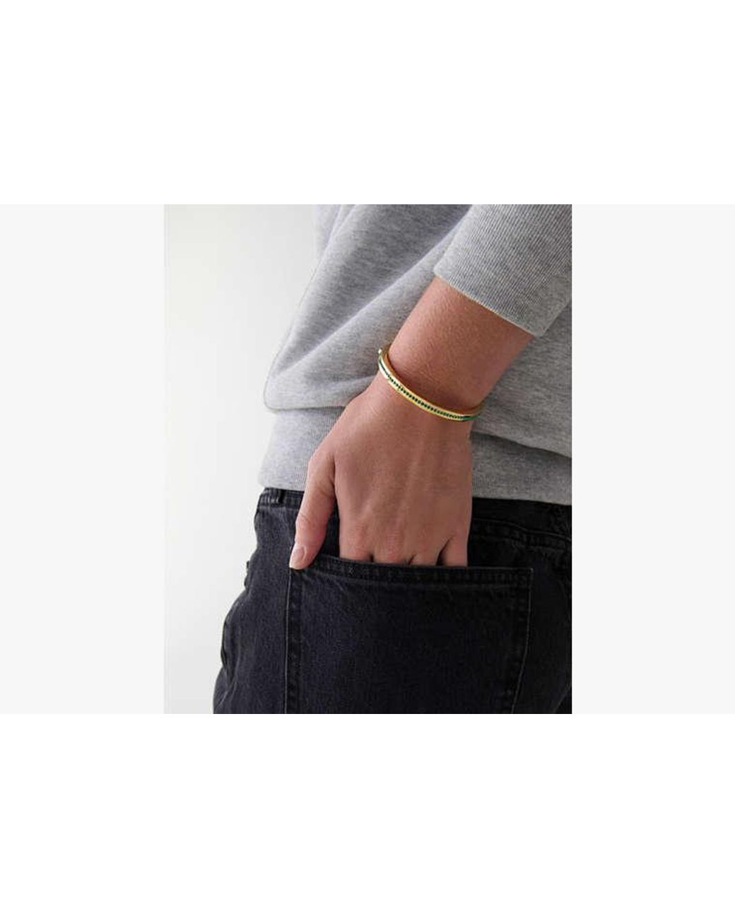 Kate Spade White Kate Spade Ring It Up Pave Bangle Bracelet