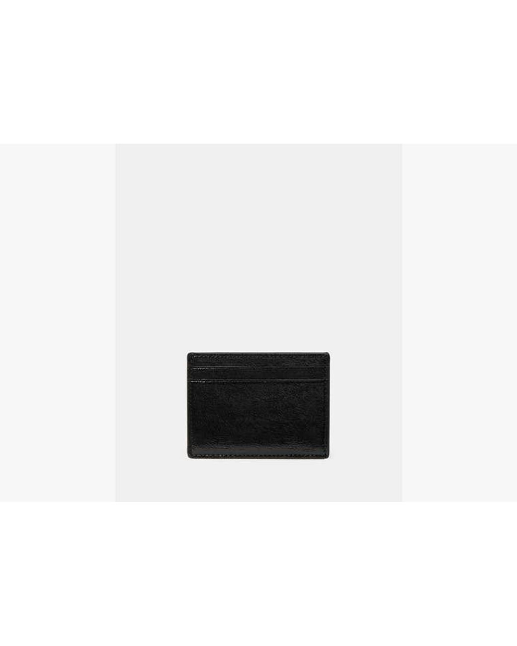 Kate Spade Outlet Black Kate Spade Bridget Crinkle Patent Small Slim Card Holder