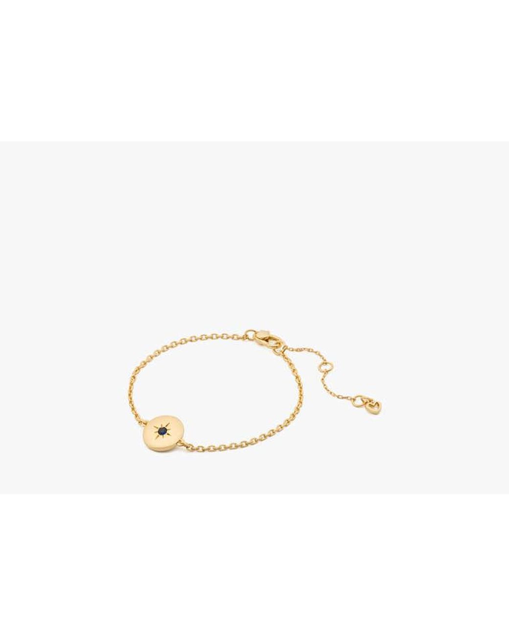 Kate Spade Metallic Kate Spade The Color Spark Collection Fearless Medallion Bracelet