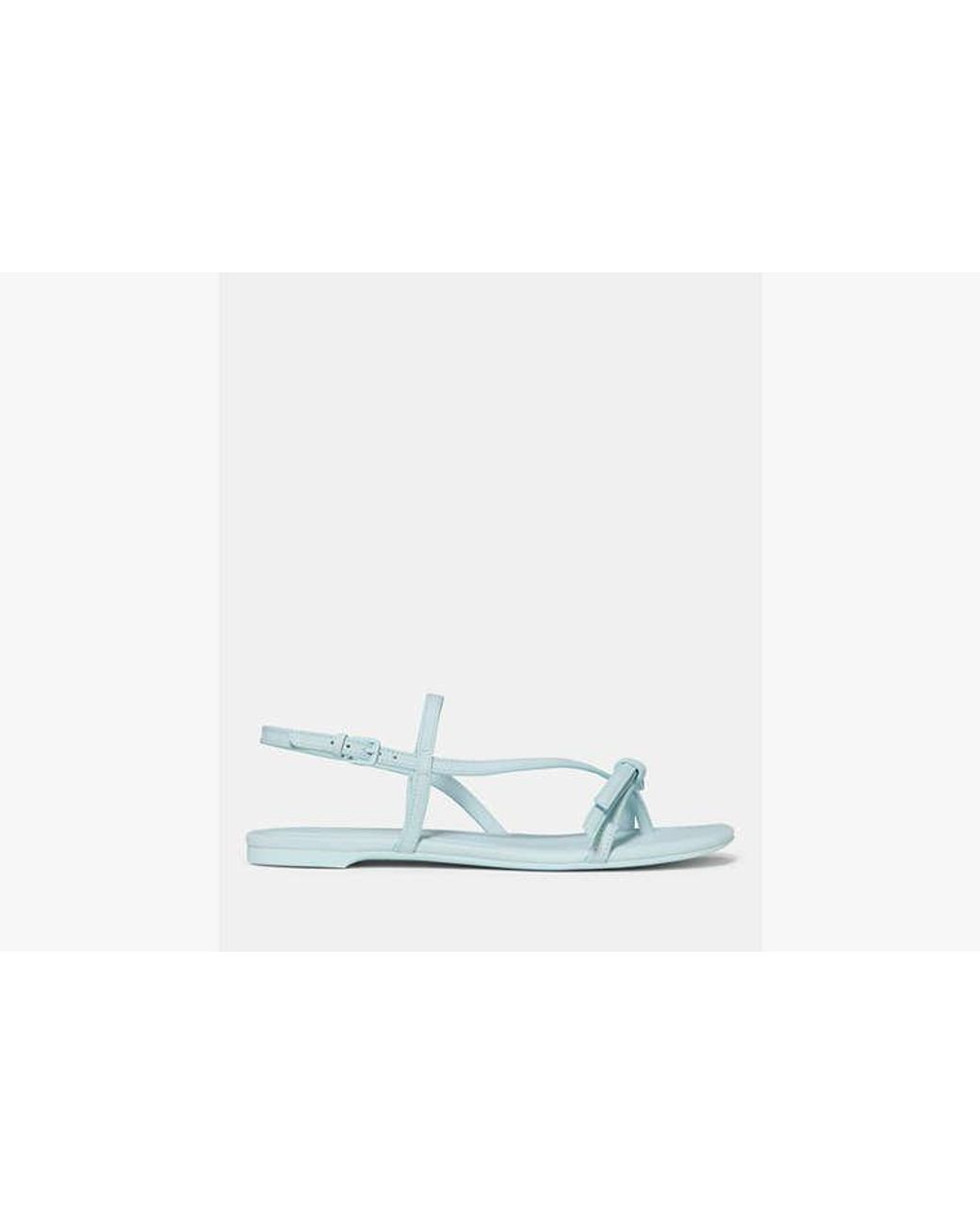 Kate Spade White Loop Flat Sandal