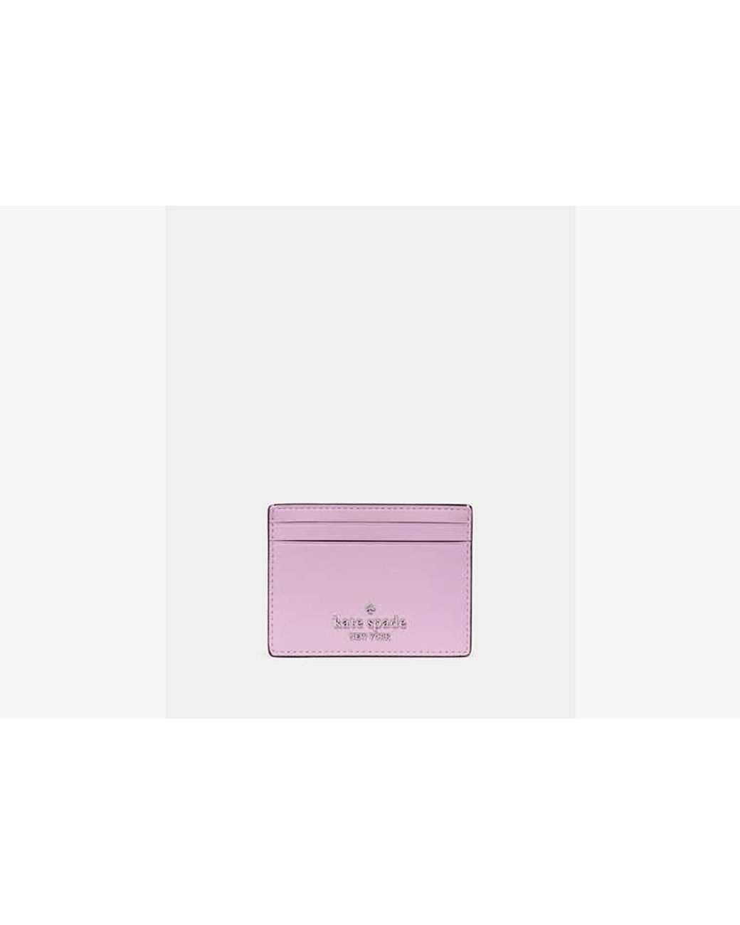 Kate Spade Purple Kate Spade Kleiner Schlanker Kartenhalter Für Frauen
