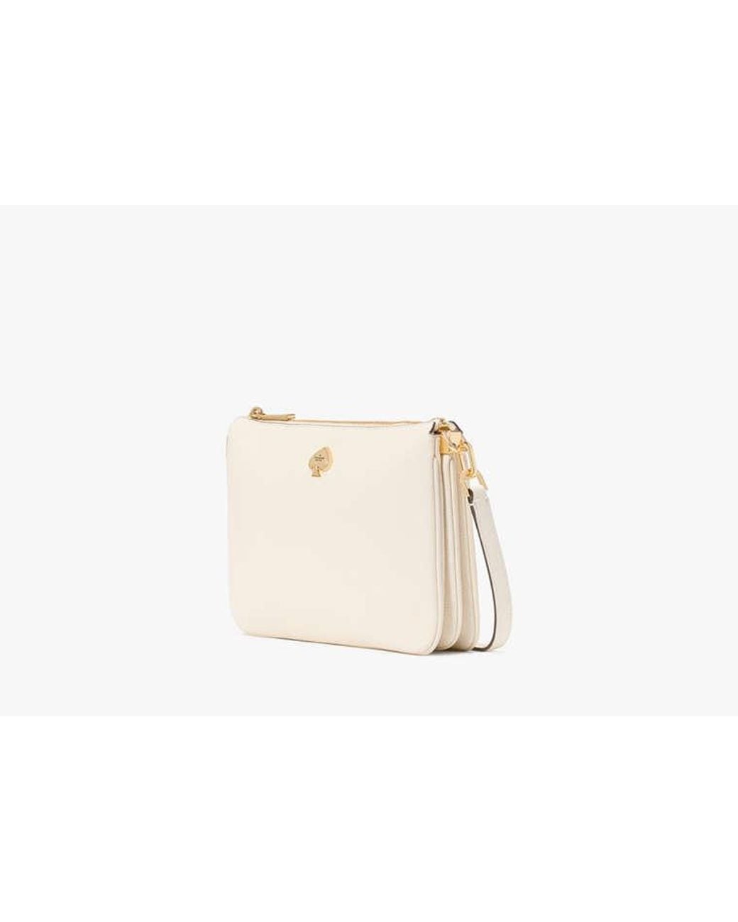 Kate Spade Natural Kate Spade Kayla Triple Crossbody Bag