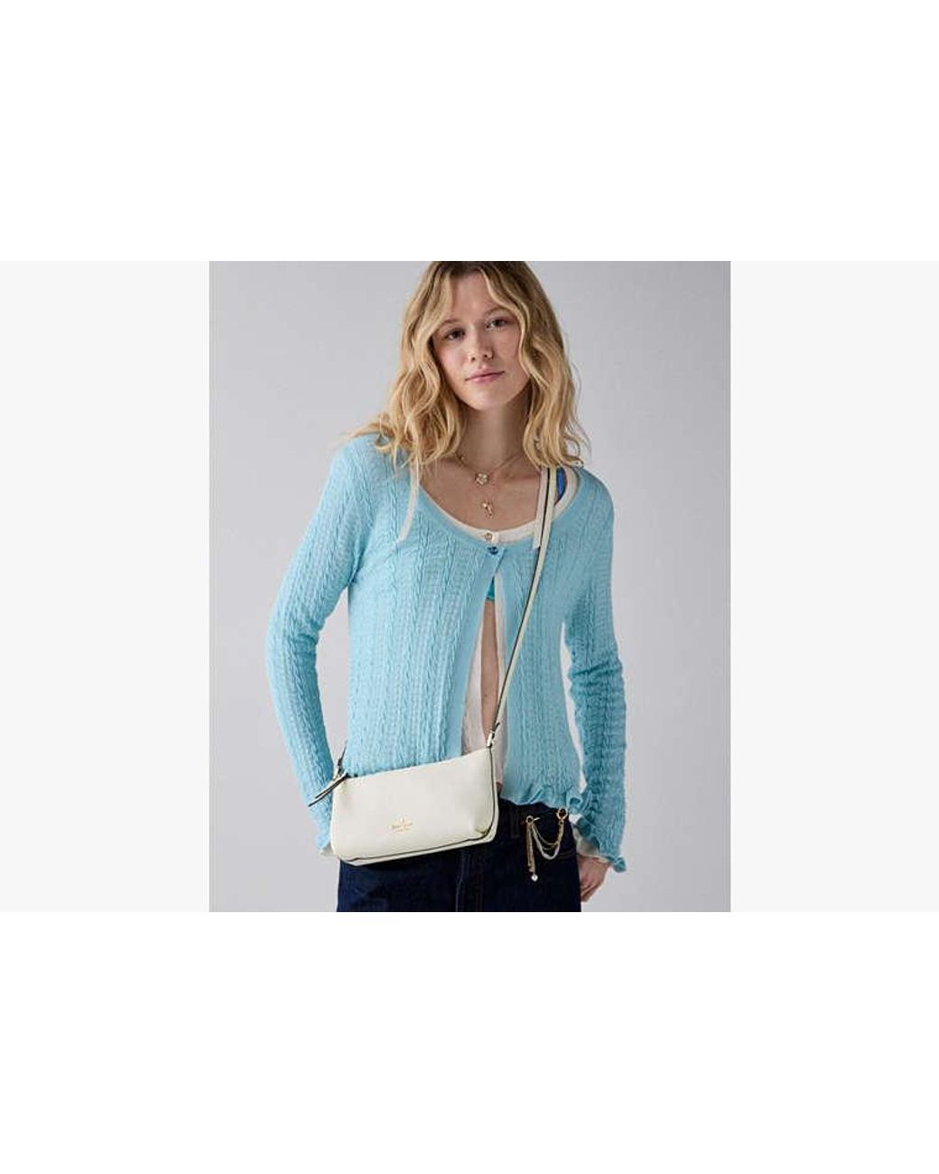 Kate Spade White Kate Spade Lenox Mini Crossbody Bag