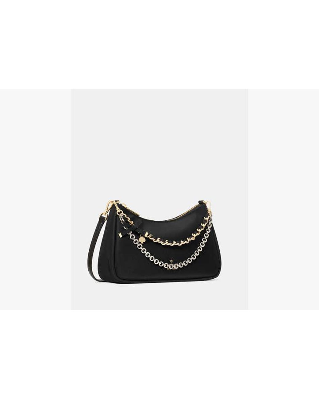 Kate Spade Black Kate Spade Margot Nylon Medium Convertible Crossbody Bag