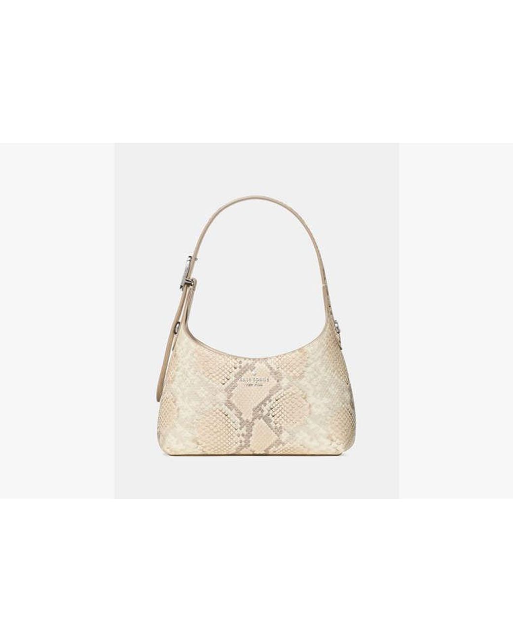 Kate Spade Natural Kate Spade 454 Snake Embossed Mini Crossbody Bag