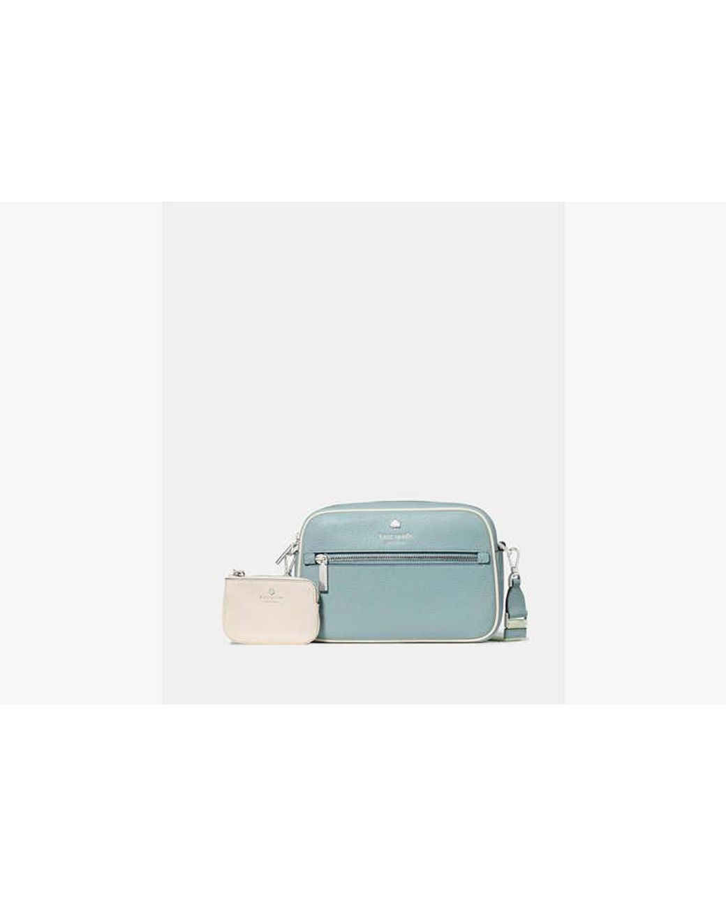 Kate Spade Emma Colorblock Pebbled Leather Large Crossbody, Aventurine ...